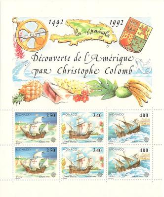 MONBF57 - Philatélie - Bloc feuillet de Monaco N° Yvert et Tellier 57 - Timbres de Monaco - Timbres de collection