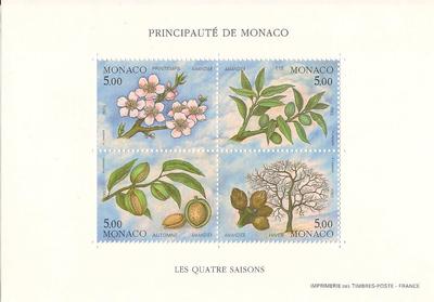 MONBF60 - Philatélie - Bloc feuillet de Monaco N° Yvert et Tellier 60 - Timbres de Monaco - Timbres de collection