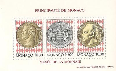 MONBF66 - Philatélie - Bloc feuillet de Monaco N° Yvert et Tellier 66 - Timbres de Monaco - Timbres de collection