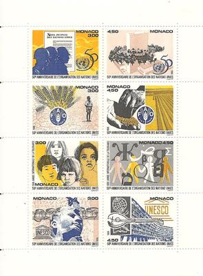 MONBF70 - Philatélie - Bloc feuillet de Monaco N° Yvert et Tellier 70 - Timbres de Monaco - Timbres de collection