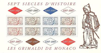 MONBF75 - Philatélie - Bloc feuillet de Monaco N° Yvert et Tellier 75 - Timbres de Monaco - Timbres de collection