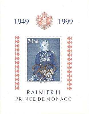 MONBF82 - Philatélie - Bloc feuillet de Monaco N° Yvert et Tellier 82 - Timbres de Monaco - Timbres de collection