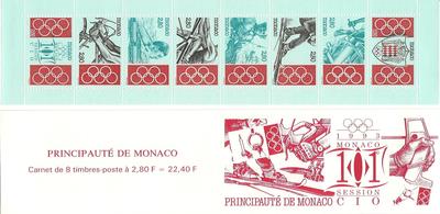 MONCAR10 - Philatélie - Carnet de timbres de Monaco n° YT 10 - Timbres de collection