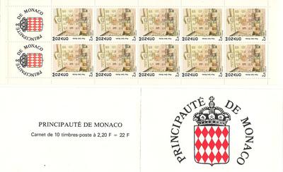 MONCAR4 - Philatélie - Carnet de timbres de Monaco n° YT 4 - Timbres de collection