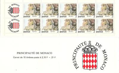 MONCAR5 - Philatélie - Carnet de timbres de Monaco n° YT 5 - Timbres de collection