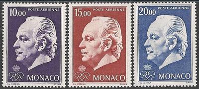 MONPA97-99 - Philatélie - Timbres Poste Aérienne de Monaco N° Yvert et Tellier 97 à 99 - Timbres de Monaco - Timbres de collection
