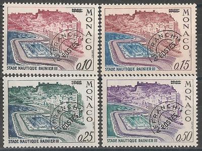 MONPREOS23-26 - Philatélie - Timbres préoblitérés de Monaco N° Yvert et Tellier 23 à 26 - Timbres de Monaco - Timbres de collection