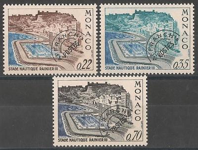 MONPREOS27-29 - Philatélie - Timbres préoblitérés de Monaco N° Yvert et Tellier 27 à 29 - Timbres de Monaco - Timbres de collection