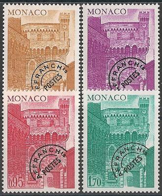 MONPREOS42-45 - Philatélie - Timbres préoblitérés de Monaco N° Yvert et Tellier 42 à 45 - Timbres de Monaco - Timbres de collection