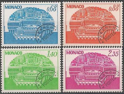 MONPREOS62-65 - Philatélie - Timbres préoblitérés de Monaco N° Yvert et Tellier 62 à 65 - Timbres de Monaco - Timbres de collection