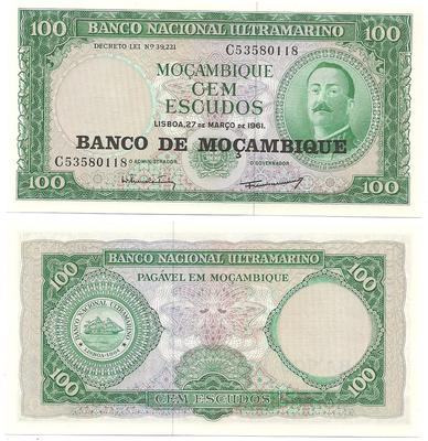Mozambique - Pick 117 - Billet de collection de la Banque du Mozambique - Billetophilie
