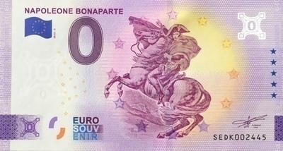 Napoléon Bonaparte 2023-2 - Philatélie 50 - Billet Euro souvenir Napoléon Bonaparte 2023