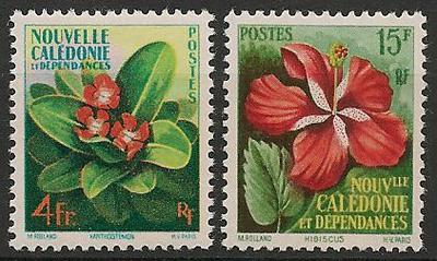 NCAL288-289 - Philatelie - Timbres de Nouvelle-Calédonie N° Yvert et Tellier 288 à 289 - Timbres de collection