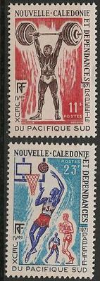 NCAL375-376 - Philatelie - Timbres de Nouvelle-Calédonie N° Yvert et Tellier 375 à 376 - Timbres de collection