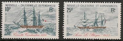 NCAL449-450 - Philatelie - Timbres de Nouvelle-Calédonie N° Yvert et Tellier 449 à 450 - Timbres de collection