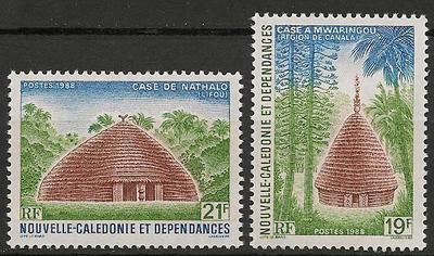 NCAL553-554 - Philatelie - Timbres de Nouvelle-Calédonie N° Yvert et Tellier 553 à 554 - Timbres de collection