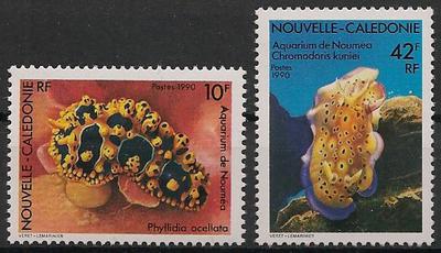 NCAL594-595 - Philatelie - Timbres de Nouvelle-Calédonie N° Yvert et Tellier 594 à 595 - Timbres de collection