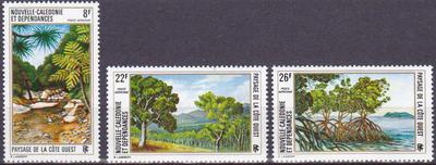 NCALPA147-149 - Philatélie - Timbres Poste Aérienne de Nouvelle-Calédonie N° Yvert et Tellier 147 à 149 - Timbres de collection
