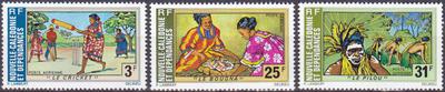 NCALPA162-164 - Philatélie - Timbres Poste Aérienne de Nouvelle-Calédonie N° Yvert et Tellier 162 à 164 - Timbres de collection