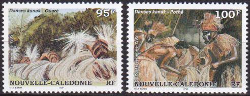 NCALPA329-330 - Philatélie - Timbres Poste Aérienne de Nouvelle-Calédonie N° Yvert et Tellier 329 à 330 - Timbres de collectio