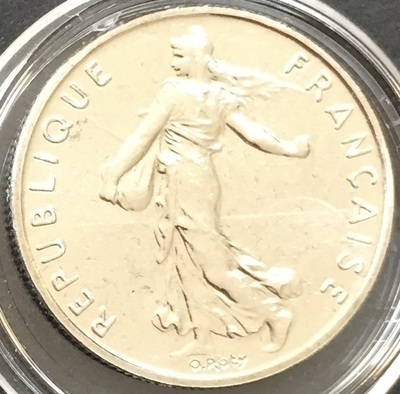 NE-1/2 Franc 1989 Semeuse-FDC-(1) - Philatélie 50 - 1/2 Franc 1989 Semeuse FDC du coffret fleurs de coins