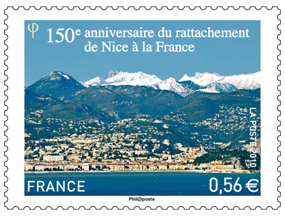 Nice - Philatélie 50 - timbre de France autoadhésif