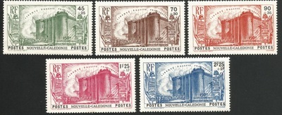 NLLECAL175/179** - Philatelie 50 - Timbres de Nouvelle Calédonie N° 175 à 179