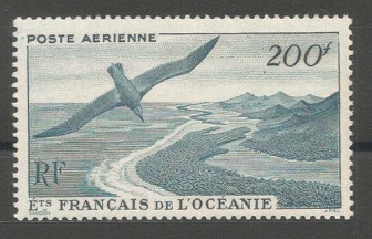 OCEPA28 - Philatélie - Timbre d'océanie avant indépendance N° Yvert et Tellier PA 28 - Timbres de colonies françaises