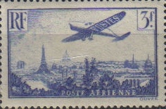 PA12 - Philatélie 50 - timbre de France Poste Aérienne N° Yvert et Tellier 12