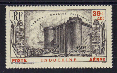 PA16 - Philatelie - timbre de collection d'Indochine