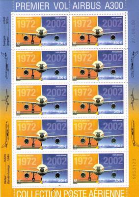 F65 feuille - Philatélie 50 - timbre de France Poste Aérienne N° Yvert et Tellier 65