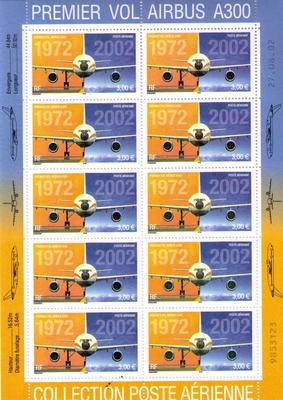 F65 feuille - Philatélie 50 - timbre de France Poste Aérienne N° Yvert et Tellier 65