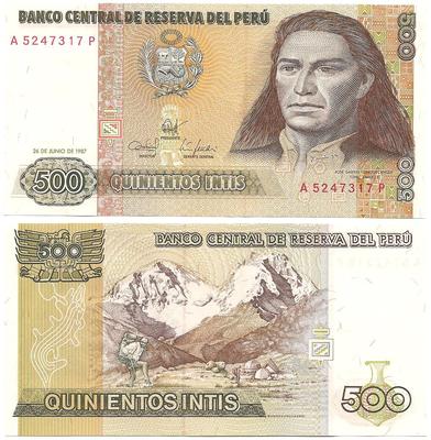 Pérou - Pick 134b - Billet de collection de la Banque centrale de réserve du Pérou - Billetophilie - Bank Note
