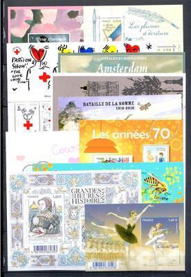 Philatélie 50, france année complete 2016