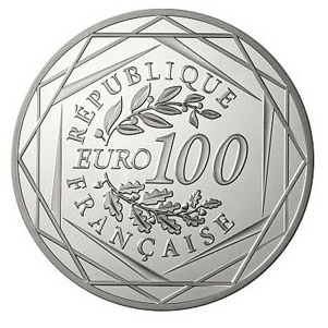 Pièce 100 € - Philatélie 50 - pièce de monnaie de 100€ Semeuse en argent émise en 2011 - pièces de monnaies de collection - Monaies de Paris