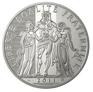 Pièce 100 € - 2 - Philatélie 50 - pièce de monnaie de 100€ Semeuse en argent émise en 2011 - pièces de monnaies de collection - Monaies de Paris