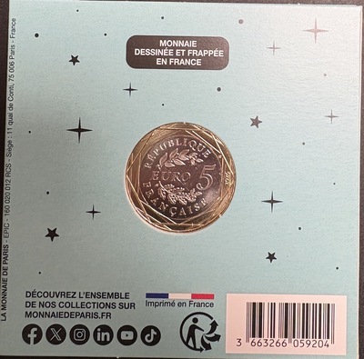 poissons2026, Philatélie 50, Pièce 5€ Collection Astro 2025, Monnaie de Paris
