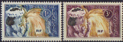 Timbres de Polynésie française N° Yvert et Tellier 27 à 28 - Philatélie 50 - Timbres de collection de Polynésie française au détail