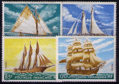 Timbres de Polynésie française N° Yvert et Tellier 115 à 118 - Philatélie 50 - Timbres de collection de Polynésie française au détail