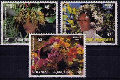 Timbres de Polynésie française N° Yvert et Tellier 219 à 221 - Philatélie 50 - Timbres de collection de Polynésie française au détail