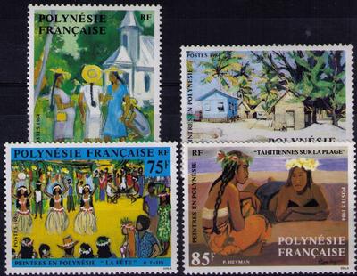 Timbres de Polynésie française N° Yvert et Tellier 223 à 226 - Philatélie 50 - Timbres de collection de Polynésie française au détail