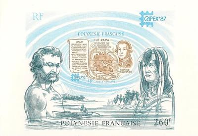 POLYBF13 - Philatélie - Bloc feuillet de Polynésie française N° Yvert et Tellier 13 - Timbres de Polynésie - Timbres de collection