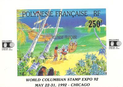 POLYBF20 - Philatélie - Bloc feuillet de Polynésie française N° Yvert et Tellier 20 - Timbres de Polynésie - Timbres de collection