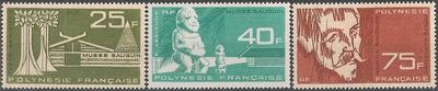 POLYPA11-13 - Philatélie - Timbres Poste Aérienne de Polynésie française N° Yvert et Tellier 11 à 13 - Timbres de collection