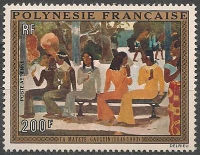 POLYPA75 - Philatélie - Timbre Poste Aérienne de Polynésie française N° Yvert et Tellier 75 - Timbres de collection