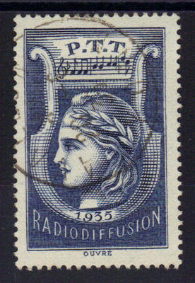 Radio 1 O - Philatelie - timbre de France Radiodiffusion