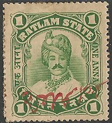 Philatélie - Ratlam - Timbres de collection