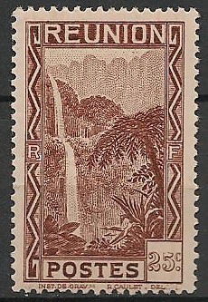 REU132 - Philatélie - Timbres de la Réunion N° Yvert et Tellier 132 neuf - Timbres de colonies françaises