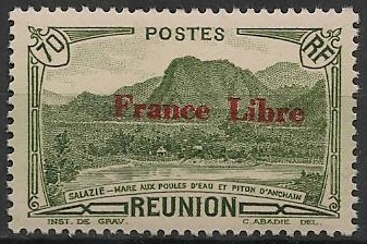 REU199 - Philatélie - Timbres de la Réunion N° Yvert et Tellier 199 charnière - Timbres de colonies françaises