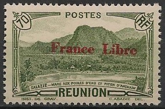 REU199 - Philatélie - Timbres de la Réunion N° Yvert et Tellier 199 charnière - Timbres de colonies françaises